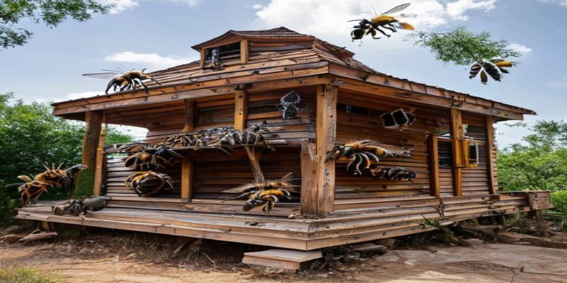 Texas beehive installation
