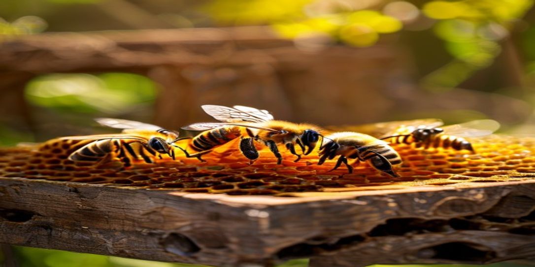 Honey bee nuc installation in a backyard hive