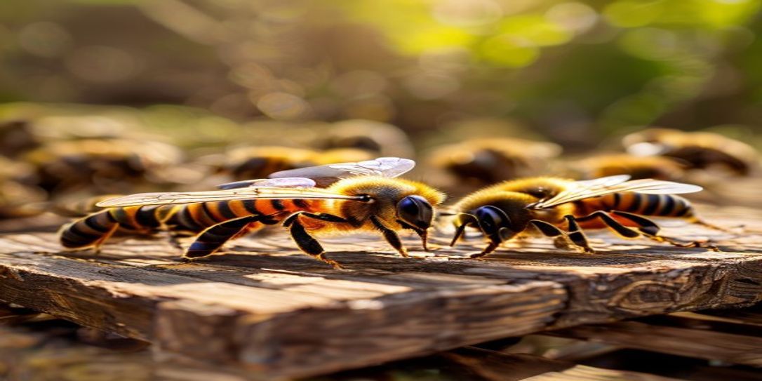 Honey bee nuc on frames for Texas beekeeping